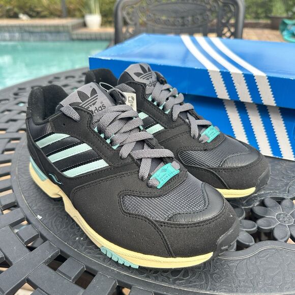 Adidas ZX 4000 Black Ice Mint Men\'s Athletic Shoes EE4763 Size 6 main image 12